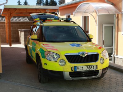 Škoda Yeti - zdravotnická zástavba ZZS JčK